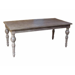 Brown Washed Rectangle Table