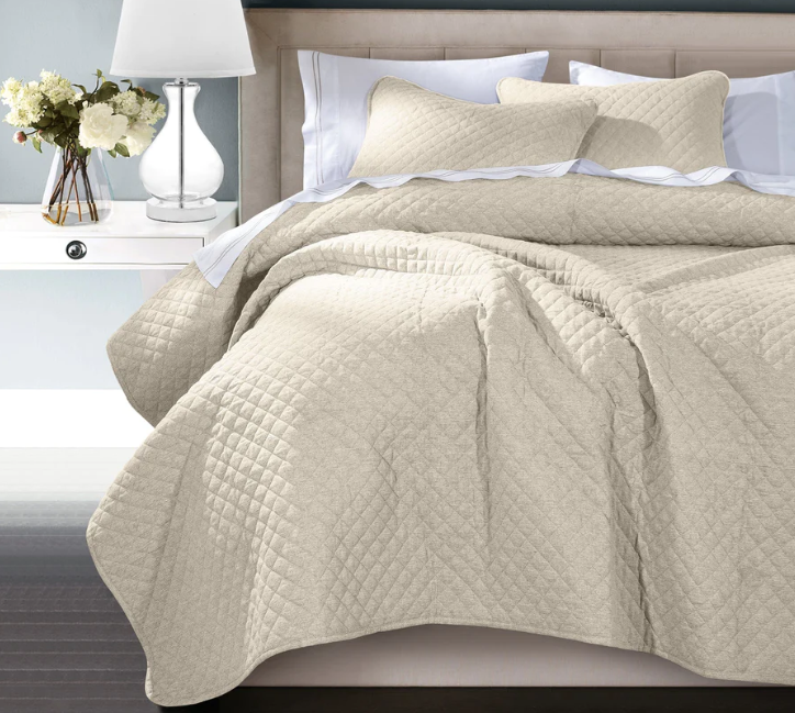 Anna Diamond Quilted Coverlet & Set