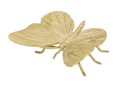 Gold Cast Iron Insects (Grasshopper, Bee, Butterfly, Dragonfly)