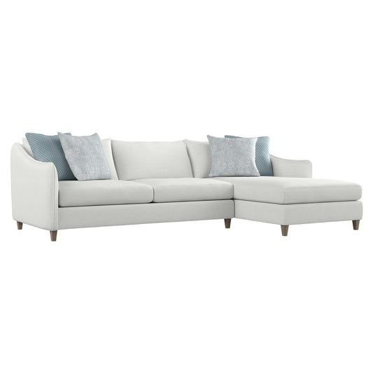 Joli Chaise Sectional Sofa - Nomad Snow - Right Arm Facing Chaise