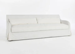 Porto Arctic White Cotton Sofa