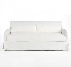 Porto Arctic White Cotton Sofa