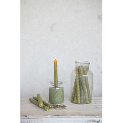 Tapered Candle Green