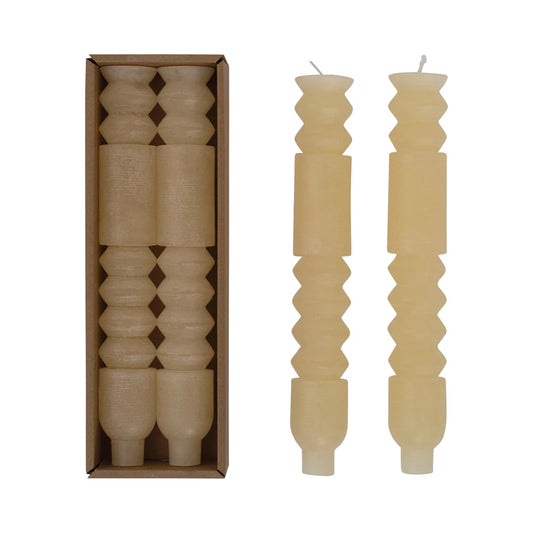 Unscented Totem Taper Candles