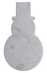 Marble Snowman Cutting Board