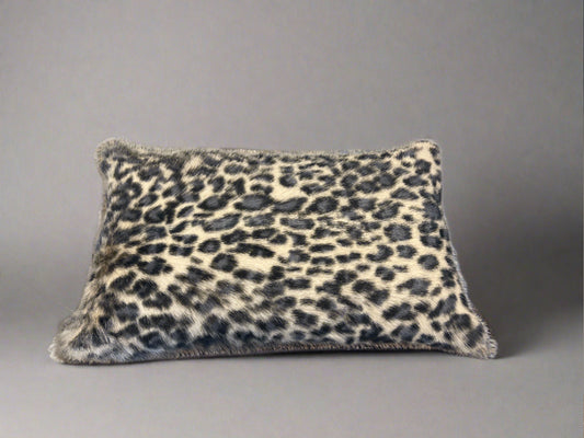 Leopard Goat Fur Pillow